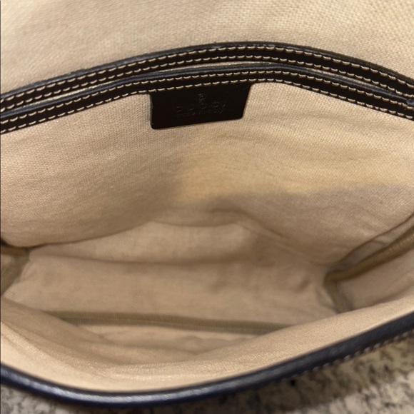 Great Condition Gucci Blue and White Crossbody Bag - Picture 8 of 16